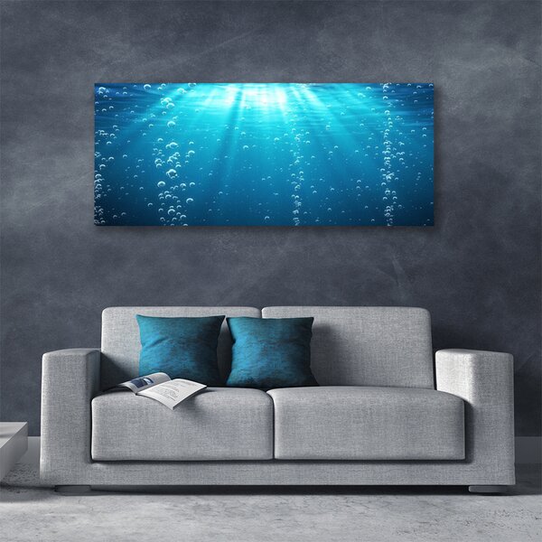 Tablou pe panza canvas Watter Art Albastru