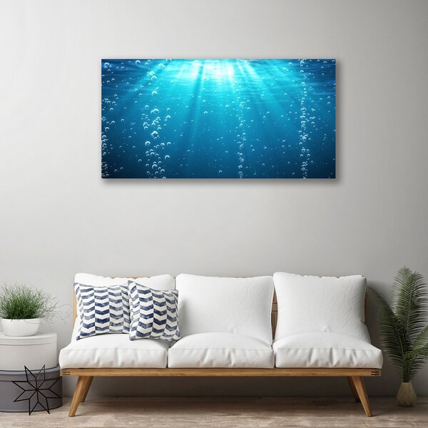 Tablou pe panza canvas Watter Art Albastru