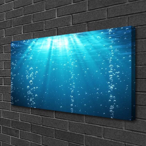 Tablou pe panza canvas Watter Art Albastru