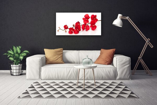 Tablou pe panza canvas Flori Floral Roșu