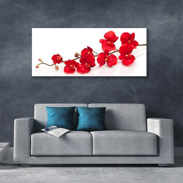Tablou pe panza canvas Flori Floral Roșu
