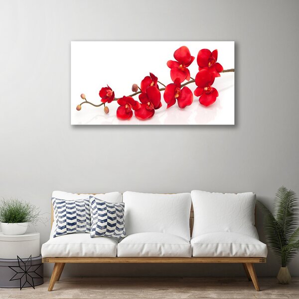 Tablou pe panza canvas Flori Floral Roșu
