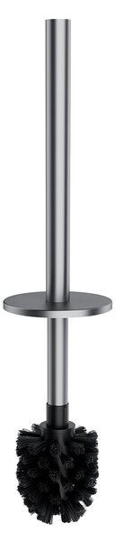 Omnires Modern Project suport pentru hârtie igienică cu perie de toaletă nichel MP60820NI