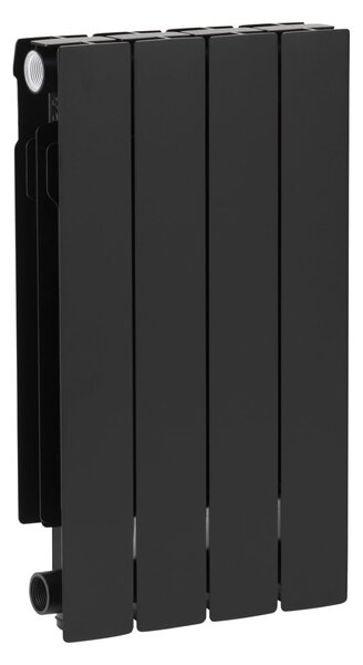 KFA Armatura ADR calorifer de cameră 57x32.2 cm podłączenie lateral negru 763-040-81