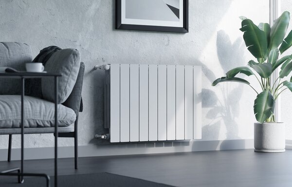 KFA Armatura ADR calorifer de cameră 57x48.3 cm podłączenie lateral alb 763-060-44