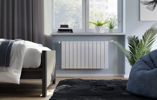 KFA Armatura ADR calorifer de cameră 57x48.3 cm podłączenie lateral alb 763-060-44