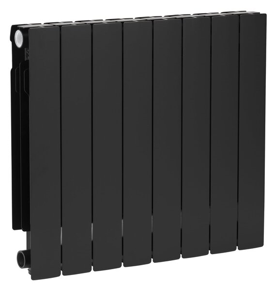 KFA Armatura ADR calorifer de cameră 57x64.4 cm podłączenie lateral negru 763-080-81