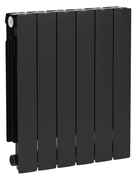 KFA Armatura ADR calorifer de cameră 57.2x48.3 cm podłączenie lateral negru 763-060-81