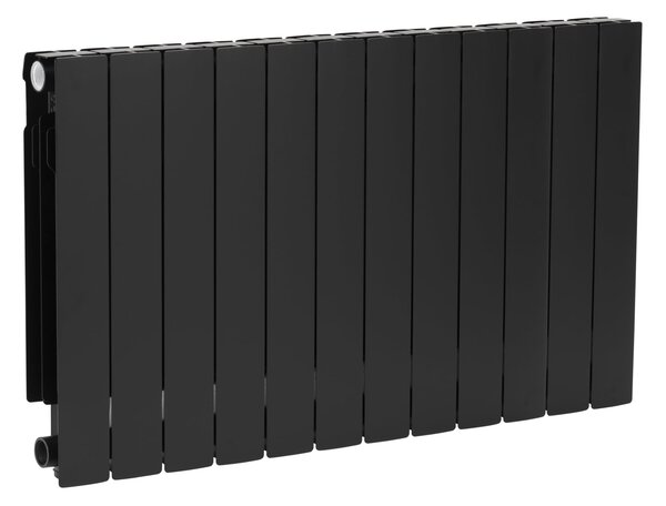 KFA Armatura ADR calorifer de cameră 57x96.6 cm podłączenie lateral negru 763-120-81