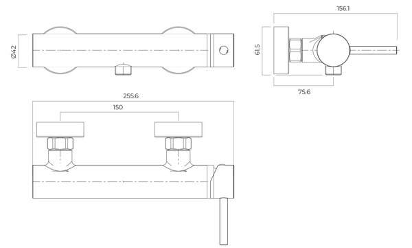 Oltens Molle baterie de duș perete nichel 33010910