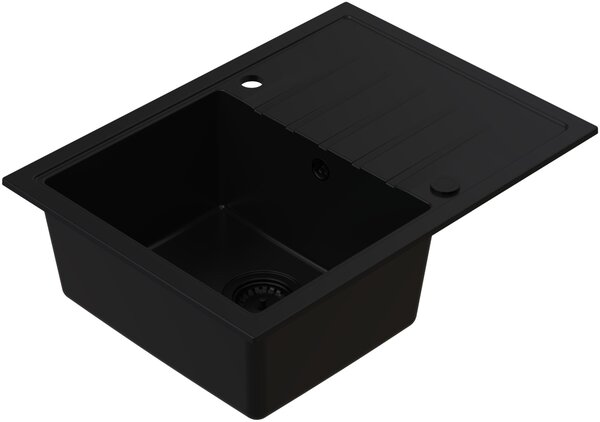 Ruvetti Axel chiuvetă din granit 68x49.5 cm negru 3001AX_FB140_W