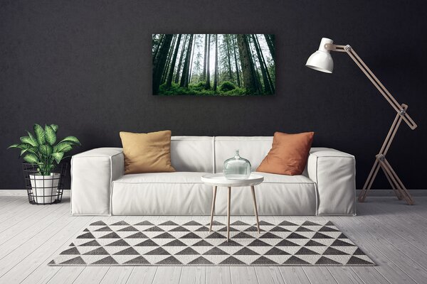 Tablou pe panza canvas Natural Pădurea Verde Maro
