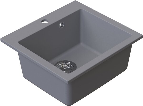 Ruvetti Frigo chiuveta cu baterie și accesorii gri/oțel LP_3200-FR4945GR_W