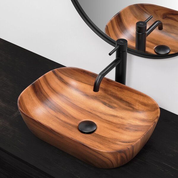 Lavoar pentru blat Rea Belinda Wood Mat