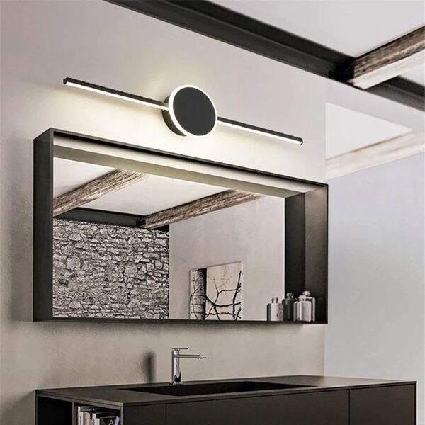 APLICA de baie LED pentru oglinda 60CM APP849-1W ROUND BLACK
