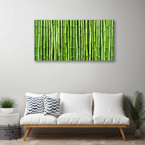 Tablou pe panza canvas Bamboo Floral Verde
