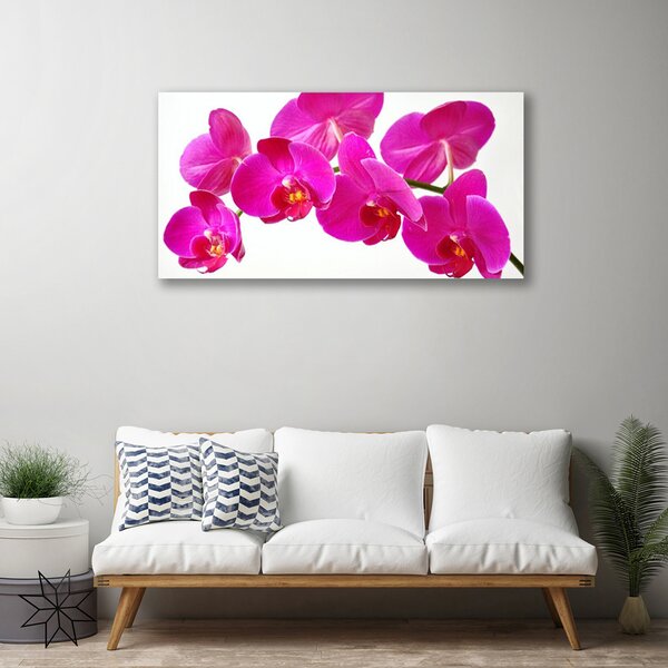 Tablou pe panza canvas Flori Floral Roșu