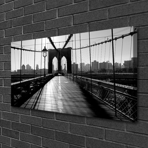 Tablou pe panza canvas Podul Arhitectura Gri