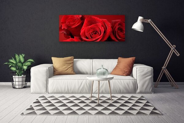 Tablou pe panza canvas Trandafiri Floral Red
