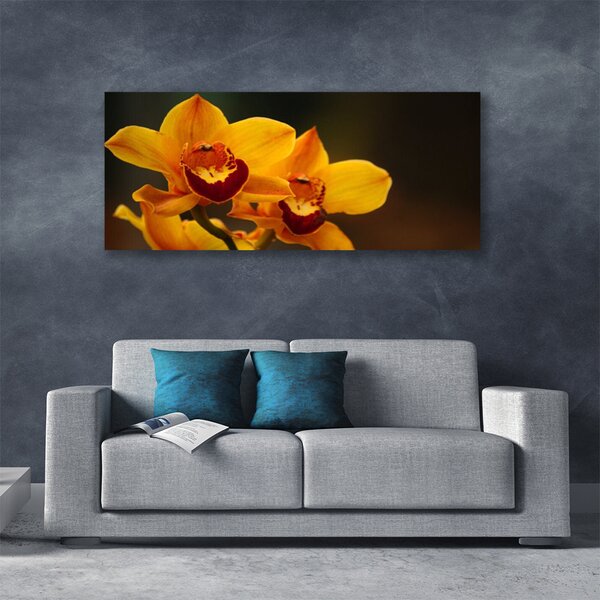 Tablou pe panza canvas Flori Floral Galben