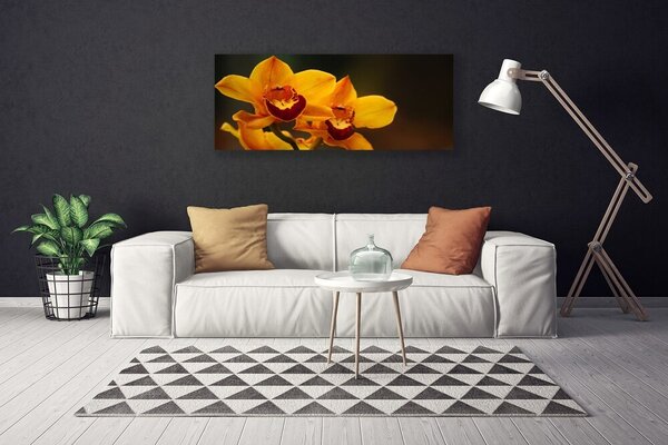 Tablou pe panza canvas Flori Floral Galben