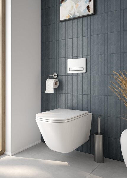 Set vas WC Oltens Hadsel 42039000, capac WC Oltens Hadsel 45120000