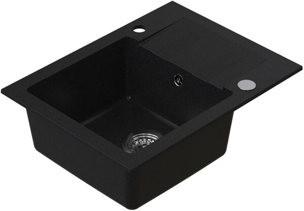 Ruvetti Minimini+ chiuveta cu baterie negru/oțel LP_3200-MM58440BC_W