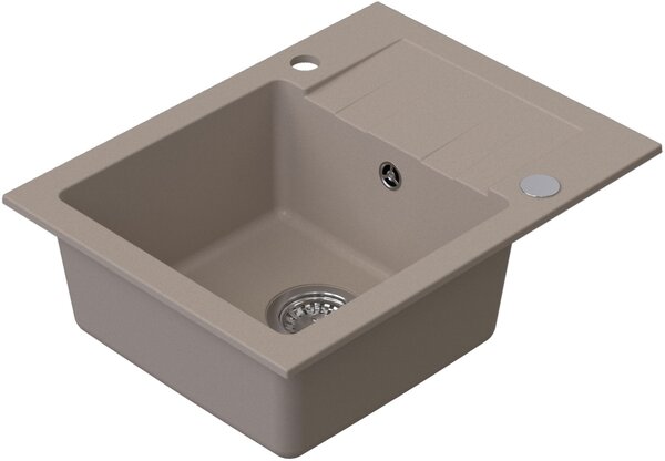 Ruvetti Minimini+ chiuveta cu baterie bej/oțel LP_3200-MM58440BE_W