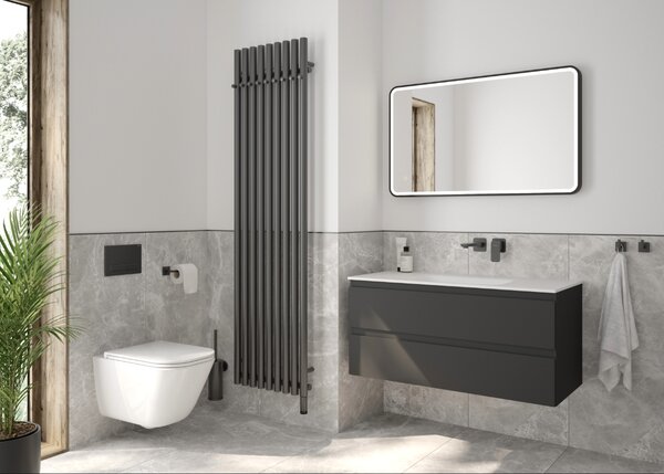Set vas WC Oltens Hadsel 42039000, capac WC Oltens Hadsel 45120000