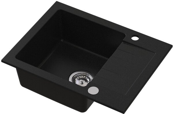 Ruvetti Minimini+ chiuveta cu baterie negru/oțel LP_3200-MM58440BC_W