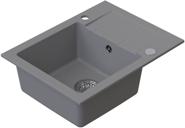 Ruvetti Minimini+ chiuveta cu baterie gri/oțel LP_3200-MM58440GR_W