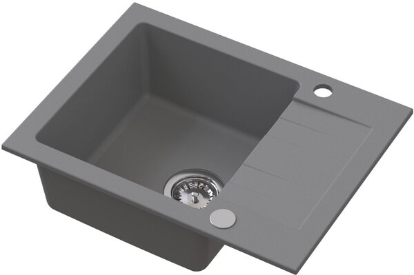 Ruvetti Minimini+ chiuveta cu baterie gri/oțel LP_3200-MM58440GR_W