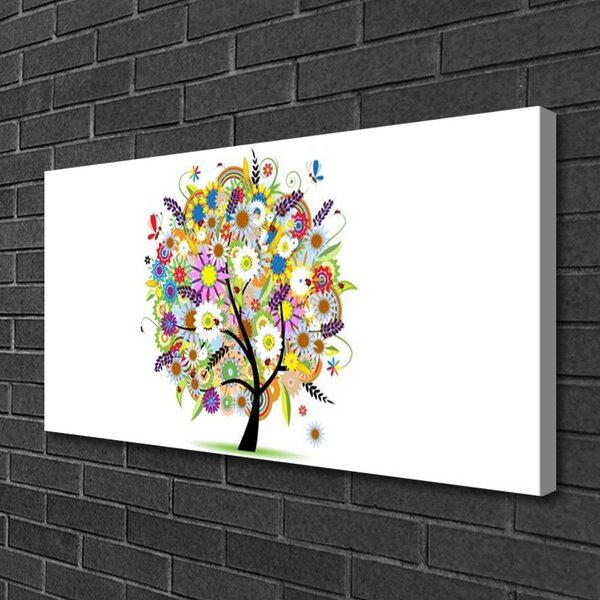 Tablou pe panza canvas Arborele de Arta Multi