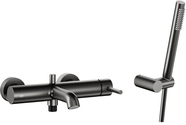 KFA Armatura Moza Gun Metal Grey baterie cadă-duș perete grafit 5034-520-61