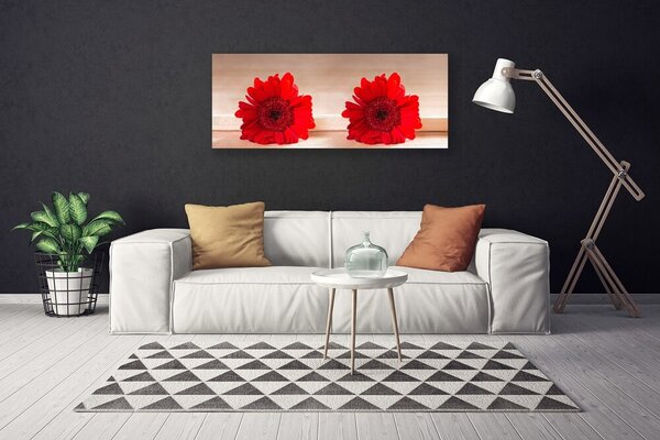 Tablou pe panza canvas Flori Floral Roșu