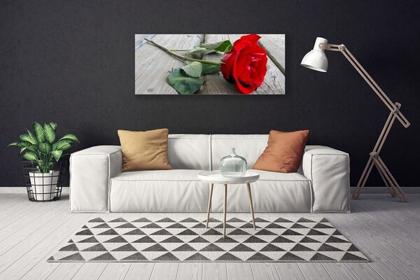 Tablou pe panza canvas Rose Floral Roșu Verde