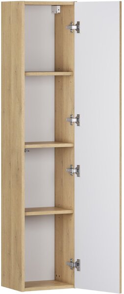 Comad Terra Cremona dulap 30x25x140 cm laterala pe perete stejar TERRA CREMONA 80-30-1D