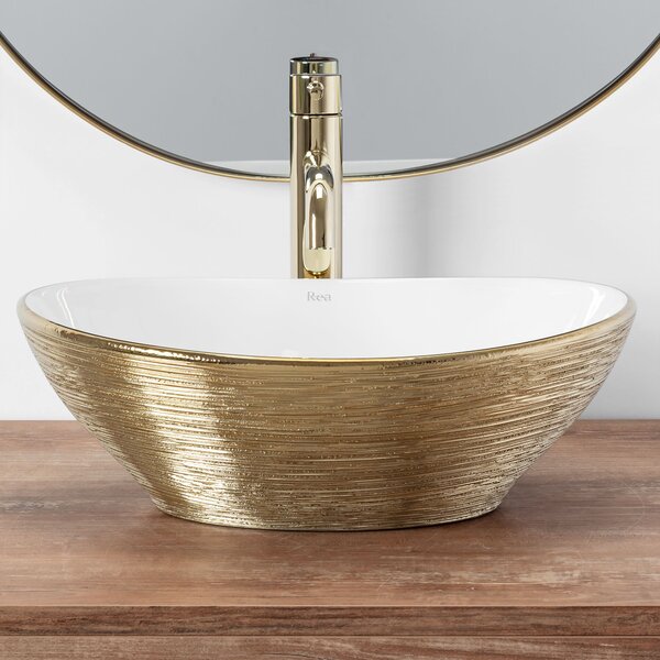 Lavoar pe blat Rea Sofia Brush Gold