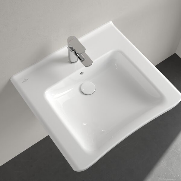Villeroy & Boch ViCare lavoar 60x55 cm dreptunghiular clasică alb luciu 4A8060R1