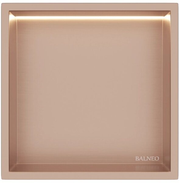 Balneo Wall Box raft de nișă 30 cm cupru B0101040109-1