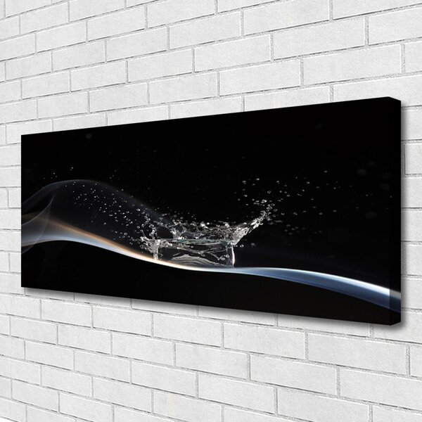 Tablou pe panza canvas Abstract Art Alb Negru