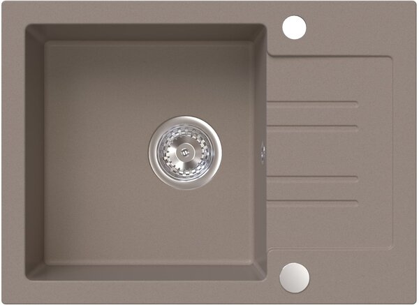 Ruvetti Cooksy Chef chiuveta cu baterie bej/oțel LPCC6244BESE