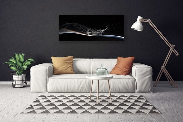 Tablou pe panza canvas Abstract Art Alb Negru
