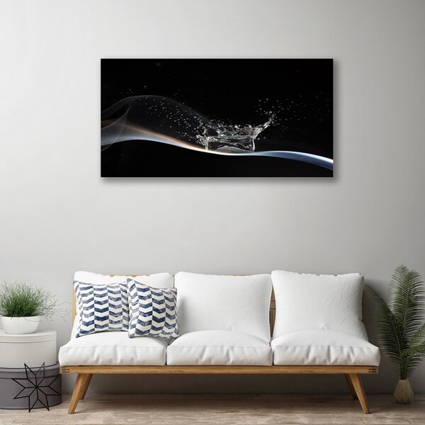 Tablou pe panza canvas Abstract Art Alb Negru