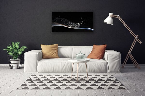 Tablou pe panza canvas Abstract Art Alb Negru
