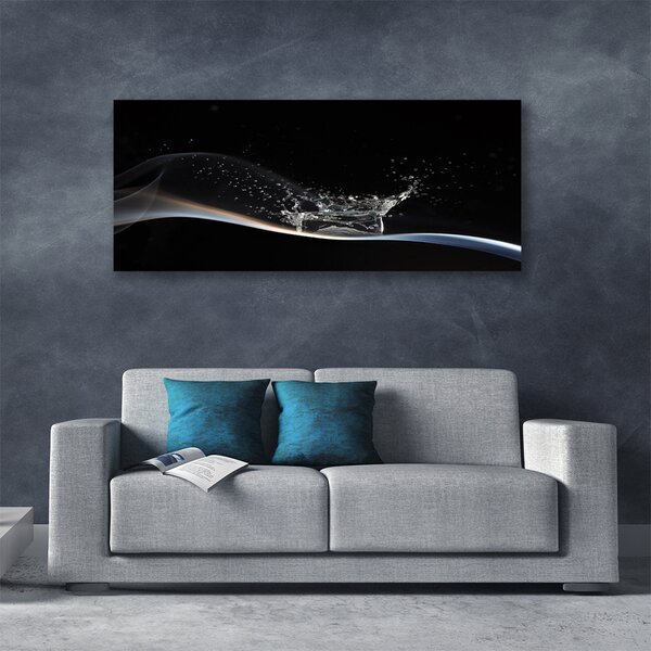 Tablou pe panza canvas Abstract Art Alb Negru