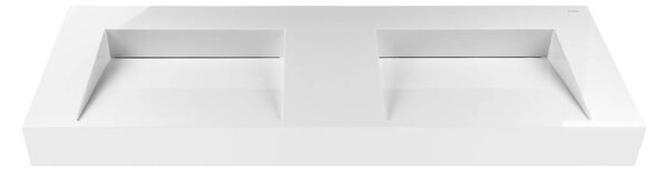 Oltens Stila lavoar 120x45 cm dreptunghiular clasică-dublă alb luciu 40004000