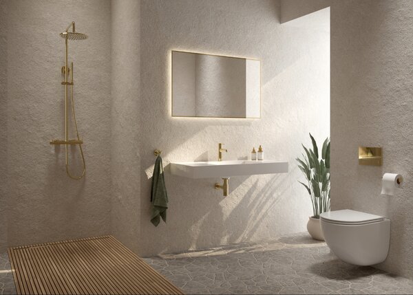 Oltens Stila lavoar 100x45 cm dreptunghiular clasică alb mat 40003900