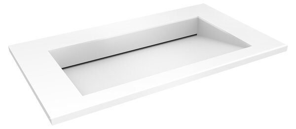 Oltens Stila lavoar 120x45 cm dreptunghiular mobilier alb luciu 40204000