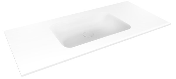 Oltens Kalla lavoar 100.2x46 cm dreptunghiular mobilier alb luciu 40208000